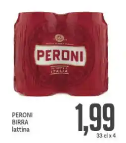 Supermercati Piccolo Peroni birra lattina offerta