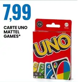 Eurospin Carte uno mattel games offerta