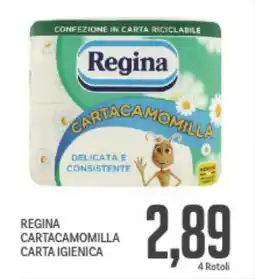 Supermercati Piccolo Regina cartacamomilla carta igienica offerta
