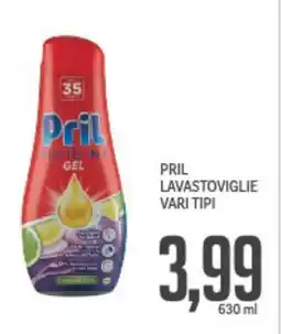 Supermercati Piccolo Pril lavastoviglie vari tipi offerta