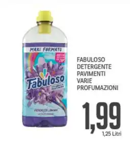 Supermercati Piccolo Fabuloso detergente pavimenti varie profumazioni offerta