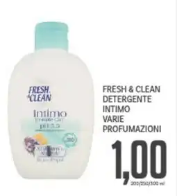 Supermercati Piccolo Fresh & clean detergente intimo varie profumazioni offerta