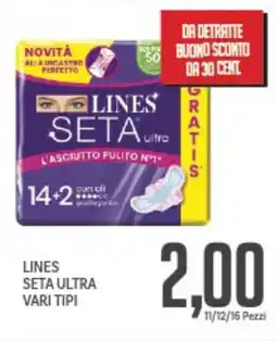 Supermercati Piccolo Lines seta ultra vari tipi offerta