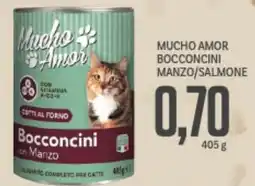 Supermercati Piccolo Mucho amor bocconcini manzo/salmone offerta