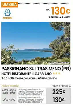 Eurospin Passignano sul trasimeno (pg) hotel ristorante il gabbiano offerta
