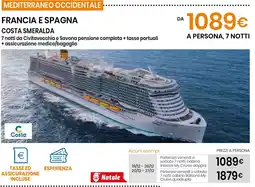 Eurospin Francia e spagna costa smeralda offerta
