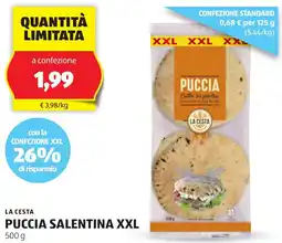ALDI La cesta puccia salentina XXL offerta