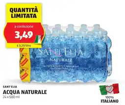 ALDI Sant'elia acqua naturale offerta