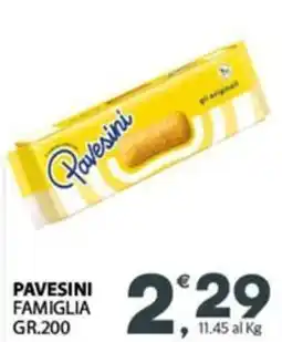 Eurospar Pavesini famiglia offerta