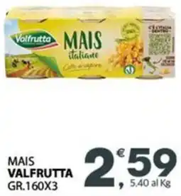 Eurospar Mais VALFRUTTA offerta