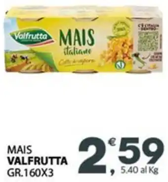 Eurospar Mais VALFRUTTA offerta