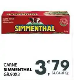 Eurospar Carne SIMMENTHAL offerta