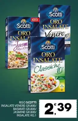 Eurospar Riso scotti-insalate venere-basmati-jasmine-insalate offerta