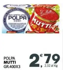 Eurospar Polpa MUTTI offerta