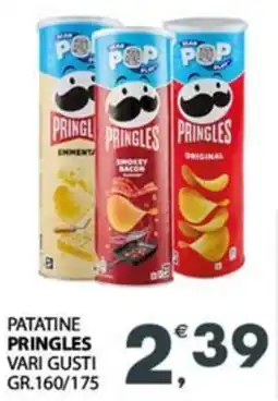 Eurospar Patatine pringles vari gusti offerta