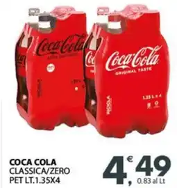 Eurospar Coca cola classica/zero pet offerta