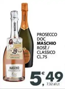Eurospar Prosecco DOC MASCHIO offerta