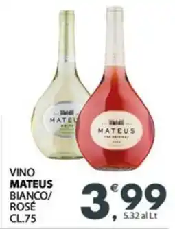 Eurospar Vino MATEUS bianco/ rosé offerta