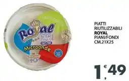 Eurospar Piatti riutilizzabili royal piani/fondi offerta