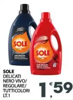 Eurospar Sole delicati nero vivo/ regolare/ tutticolori offerta