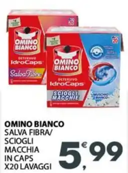 Eurospar Omino bianco salva fibra/ sciogli macchia in caps offerta