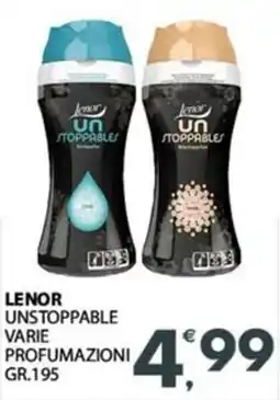 Eurospar Lenor unstoppable varie profumazioni offerta