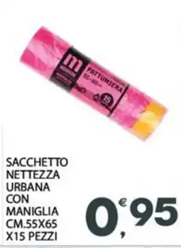 Eurospar Sacchetto nettezza urbana con maniglia offerta