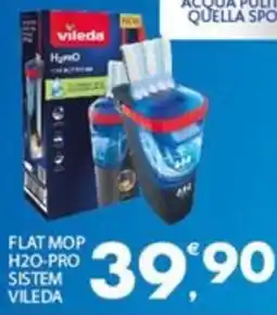 Eurospar Flat mop H20-pro sistem VILEDA offerta