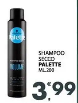 Eurospar Shampoo secco PALETTE offerta