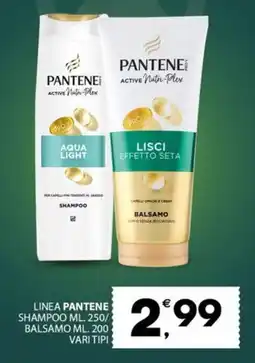 Eurospar Linea pantene shampoo/balsamo vari tipi offerta