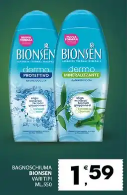 Eurospar Bagnoschiuma bionsen vari tipi offerta