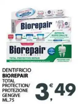 Eurospar Dentifricio biorepair total protection/ protezione gengive offerta