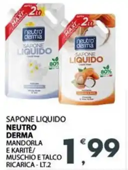 Eurospar Sapone liquido NEUTRO DERMA offerta