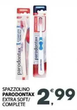 Eurospar Spazzolino parodontax extra soft/ complete offerta