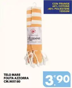 Eurospar Telo mare fouta azzorra cm.90x180 offerta
