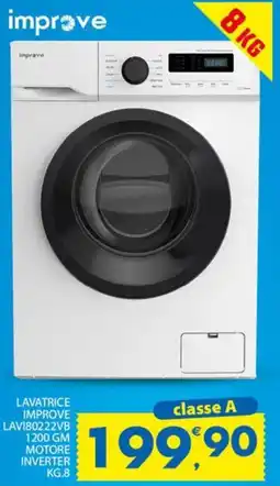 Eurospar Lavatrice improve lavi80222vb 1200 gm motore inverter offerta