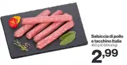 In'S Mercato Salsiccia di pollo e tacchino Italia offerta