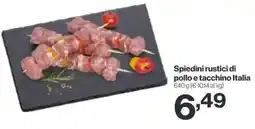In'S Mercato Spiedini rustici di pollo e tacchino Italia offerta