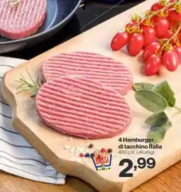 In'S Mercato 4 Hamburger di tacchino Italia offerta