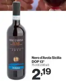 In'S Mercato Nero d'Avola Sicilia DOP 13° offerta
