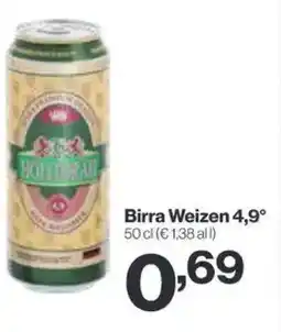 In'S Mercato Birra Weizen 4,9° offerta