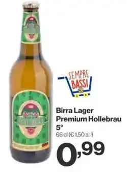In'S Mercato Birra Lager Premium Hollebrau offerta