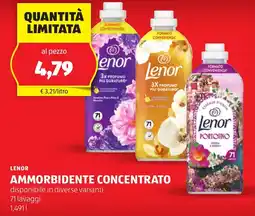 ALDI LENOR Ammorbidente concentrato offerta
