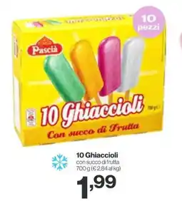 In'S Mercato 10 Ghiaccioli con succo di frutta Pascia offerta