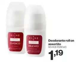 In'S Mercato ALINE Deodorante roll on assortito offerta