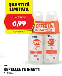 ALDI OFF! REPELLENTE INSETTI offerta