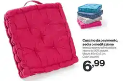 In'S Mercato Cuscino da pavimento, sedia o meditazione offerta