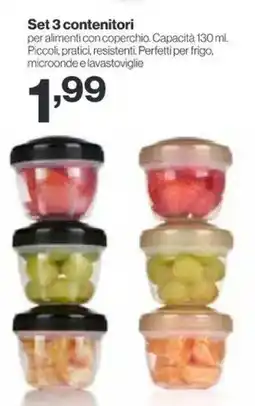 In'S Mercato Set 3 contenitori offerta