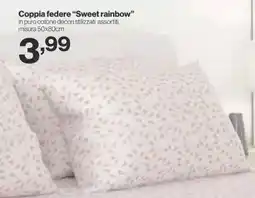 In'S Mercato Coppia federe "Sweet rainbow" offerta