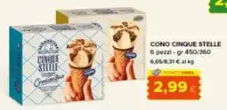 Tigre Cono cinque stelle 6 pezzi offerta